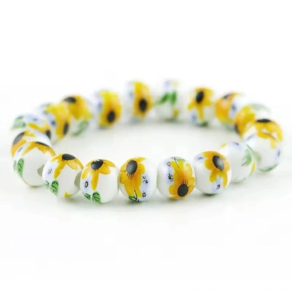 Sunflower Niche Bead Bracelet - Picture 1 of 1